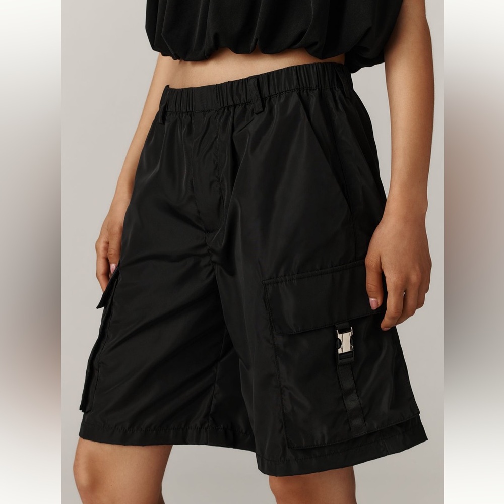 Anthropologie Black Women's Cargo Shorts Size S